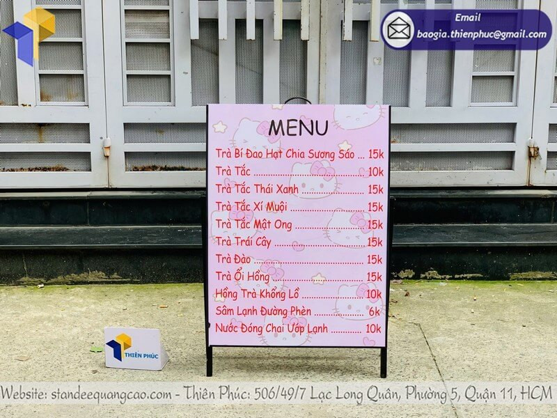 Standee Ngoài Trời Tùy Chỉnh – Bền Bỉ, Thiết Kế Đẹp, Giao Hàng Nhanh