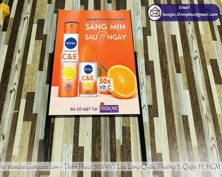 In Standee Quảng Cáo Siêu Nhanh – Kích Thước, Thiết Kế Linh Hoạt