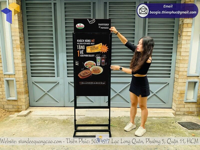 Top Mẫu Biển Quảng Cáo Đứng HOT Nhất – Bền Đẹp, Giá Tốt, Giao Nhanh