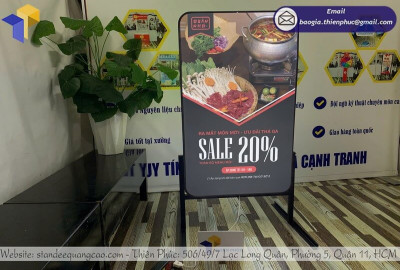 Bảng Hiệu Hộp Đèn Đứng – Giải Pháp Quảng Cáo Nổi Bật Cả Ngày Lẫn Đêm!