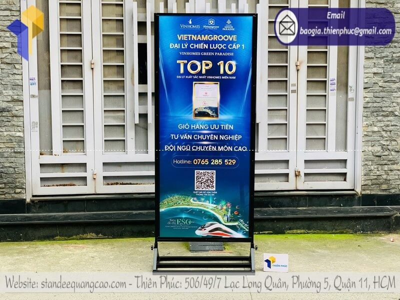 Standee Ngoài Trời Quảng Cáo – Sản Xuất Trực Tiếp, Giá Rẻ, Giao Nhanh!