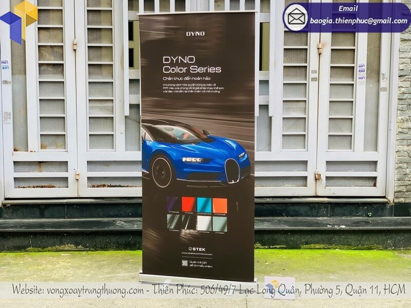 Standee Cuốn Nhôm Cho Sự Kiện, Hội Chợ, Khai Trương – Đẹp, Bền, Giá Hợp Lý