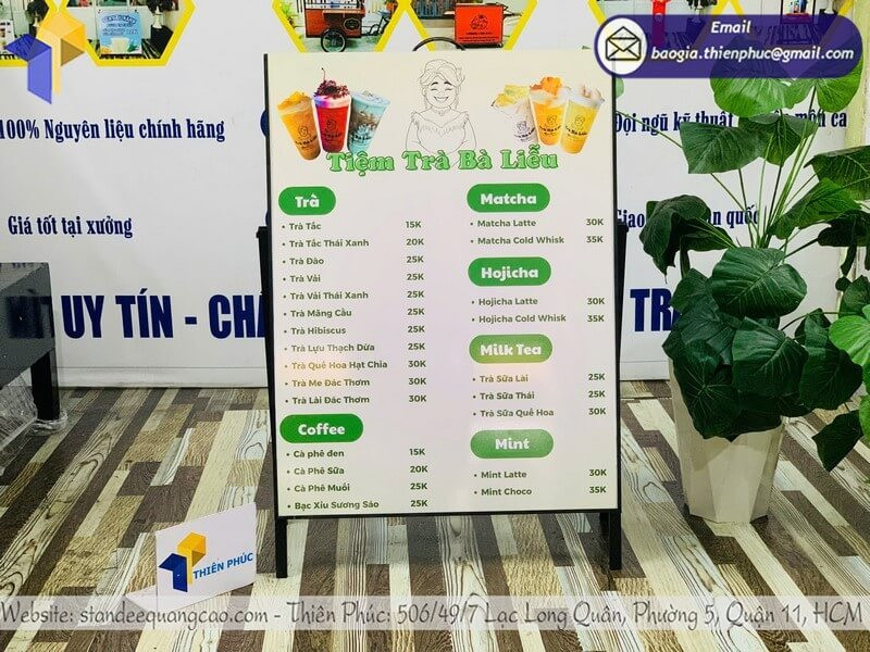 In Standee Lấy Liền Giá Rẻ: Hoàn Thiện Siêu Tốc, Nhận Liền Trong Ngày!