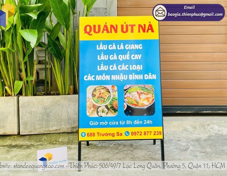 Khám Phá Những Mẫu Biển Quảng Cáo Đứng Đẹp Nhất – Gây Ấn Tượng Tức Thì!
