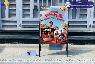 Mẫu Standee Khung Sắt Đẹp: Gọi Ngay Để Nhận Thiết Kế Miễn Phí