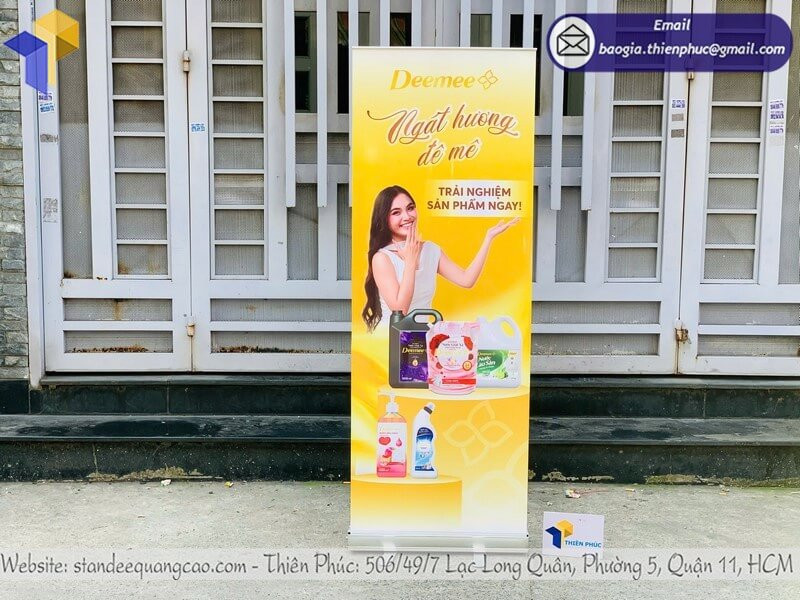 Banner Cuốn Nhôm Cao Cấp: Gọn Nhẹ, Sang Trọng, Dễ Dàng Setup