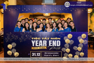 Backdrop Tất Niên Công Ty Giá Tốt Lựa Chọn Hoàn Hảo Cho Year End Party