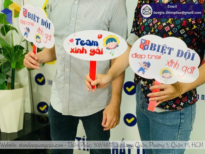 Làm Hashtag Cầm Tay Sự Kiện: Thiết Kế Riêng Miễn Phí, Giao Nhanh