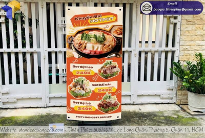 In Standee Gấp Lấy Liền – Đặt Hàng Sáng, Nhận Hàng Chiều
