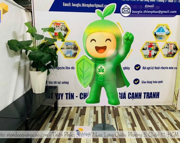 In Standee Hoạt Hình Theo Yêu Cầu, Chất Liệu Bền In Sắc Nét Giao Nhanh
