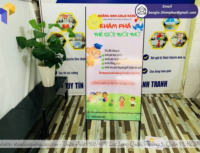 In Standee Sự Kiện Quảng Cáo – Hỗ Trợ Thiết Kế Miễn Phí, Giá Tốt Nhất