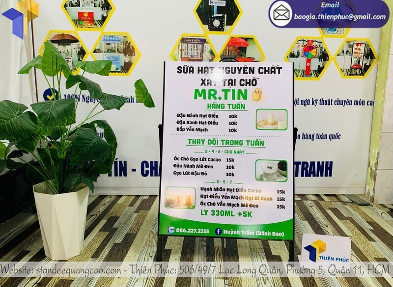 In Standee Quảng Cáo Giá Rẻ – Thiết Kế Miễn Phí, Hỗ Trợ Lấy Trong Ngày