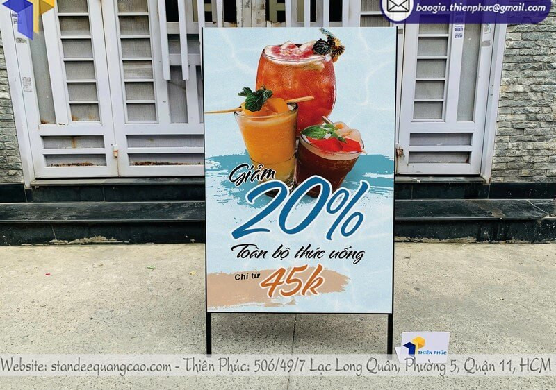 Tư Vấn Và Thiết Kế Standee Khuyến Mãi – Đặt Hàng Ngay, Giao Tận Nơi