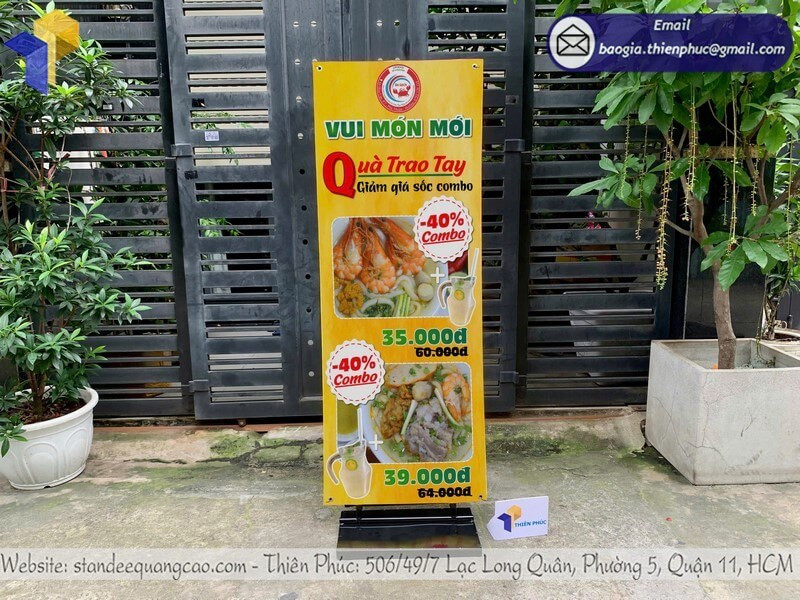 Đặt Làm Standee Ngoài Trời – Lựa Chọn Hoàn Hảo Cho Sự Kiện, Quảng Cáo
