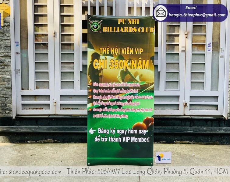 Standee Chữ X Giá Rẻ – Thiết Kế Gọn Nhẹ, Thu Hút Mọi Ánh Nhìn!