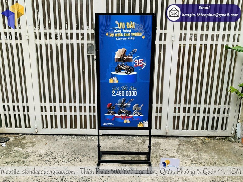 Báo Giá Standee Quảng Cáo Trọn Gói – Mẫu Đẹp, Giá Tốt, In Nhanh