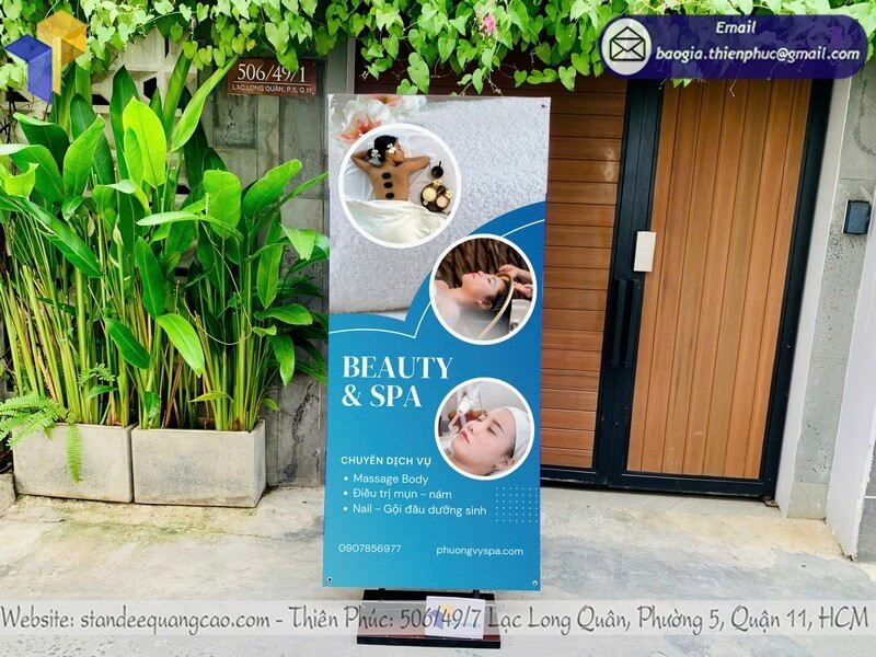 Cung Cấp Standee Chân Sắt Ngoài Trời Bền Đẹp – Giá Tốt, Giao Nhanh