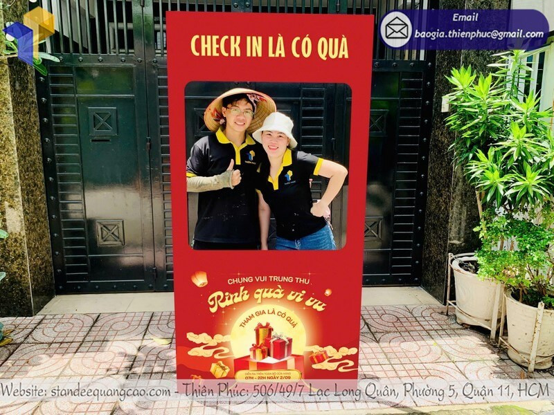 Khung Check In Sự Kiện Giá Rẻ Thiết Kế Đẹp, Thu Hút Khách Ngay Tại Chỗ