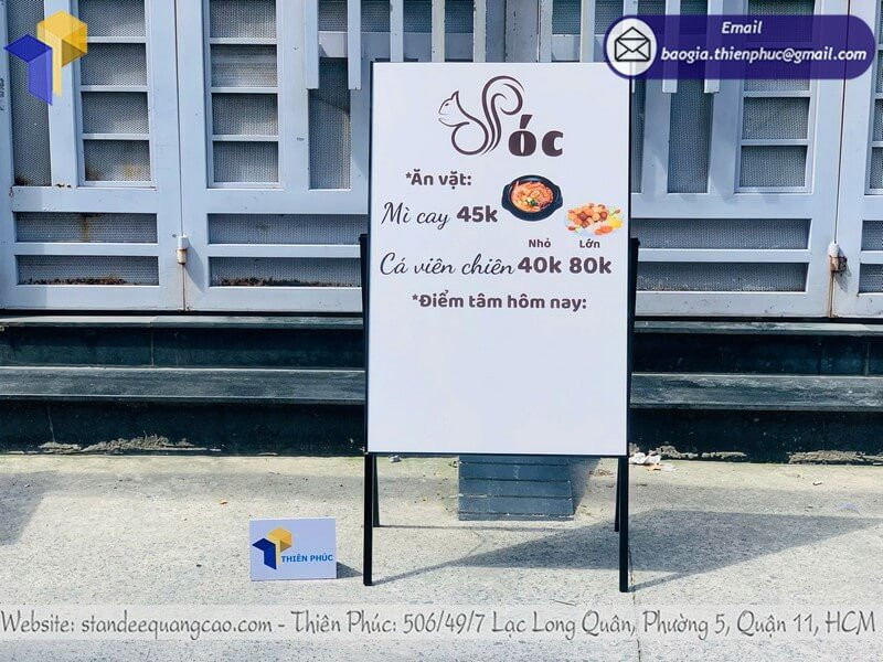 Sản Xuất Standee Quảng Cáo Giá Rẻ – Thiết Kế Đẹp, Giá Thành Cạnh Tranh