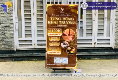 Standee Khung Sắt Ngoài Trời Đẹp – Giúp Quảng Cáo Của Bạn Nổi Bật Hơn