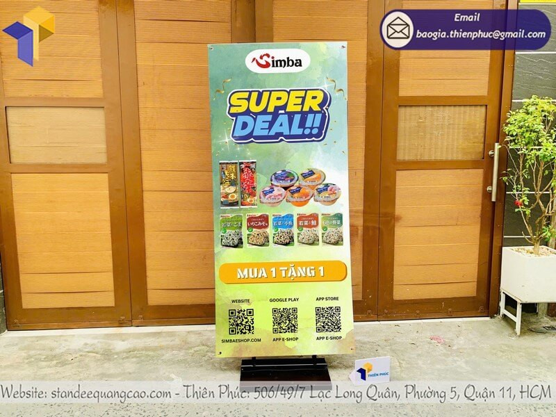 Thiết Kế Standee Theo Yêu Cầu – Nâng Tầm Thương Hiệu, Tăng Doanh Thu