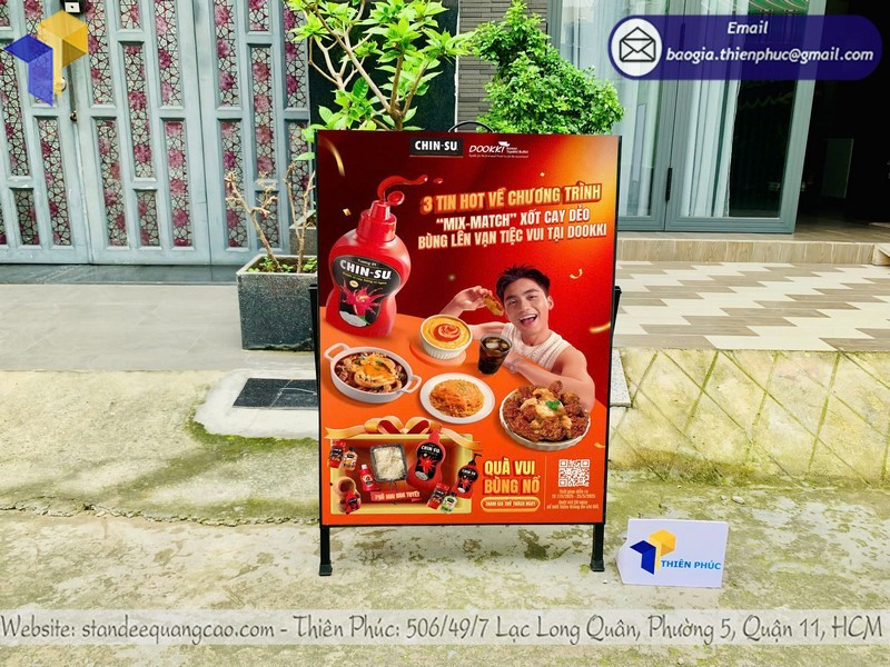 Standee Ngoài Trời Chuyên Nghiệp – Thu Hút Khách Hàng Ngay Từ Xa