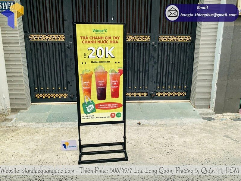 Báo Giá Standee Khung Sắt Đứng Mới Nhất – Đặt Sớm, Tiết Kiệm Ngay!