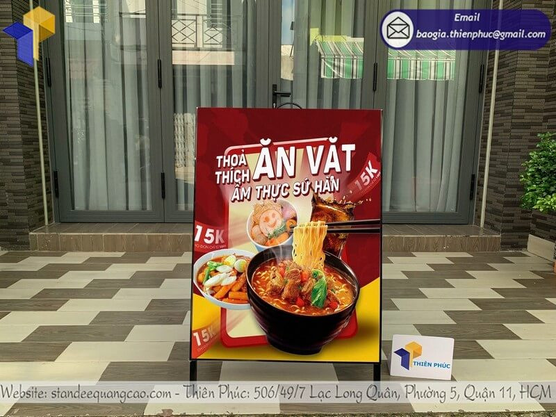 Tham Khảo Bảng Giá In Standee Chi Tiết – In Đẹp, Giá Tốt, Giao Nhanh