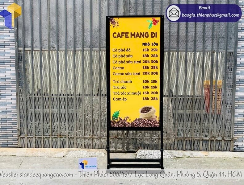Đặt Làm Bảng Hiệu Quảng Cáo Đứng Theo Yêu Cầu – Chuyên Nghiệp, Giá Tốt