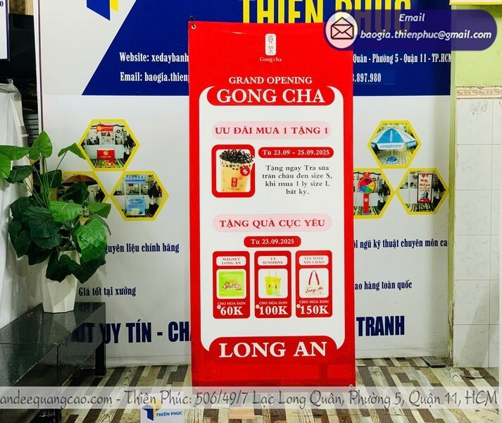 Đặt Khung Standee Chữ X Theo Yêu Cầu – Bền Đẹp Gọn Nhẹ, Giá Cạnh Tranh