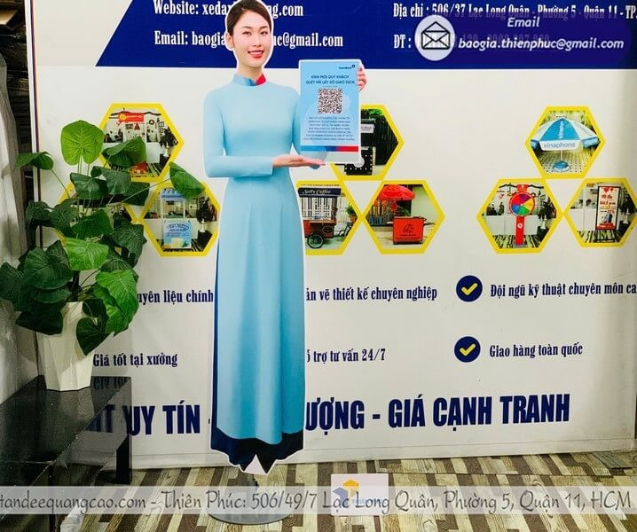 Đặt in standee hình người ngay hôm nay – Giá ưu đãi, thiết kế đẹp