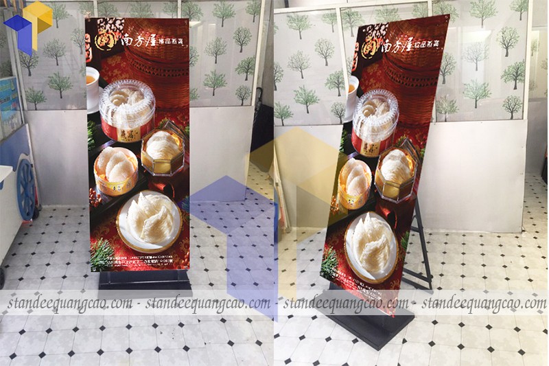 standee chiu gio chan sat