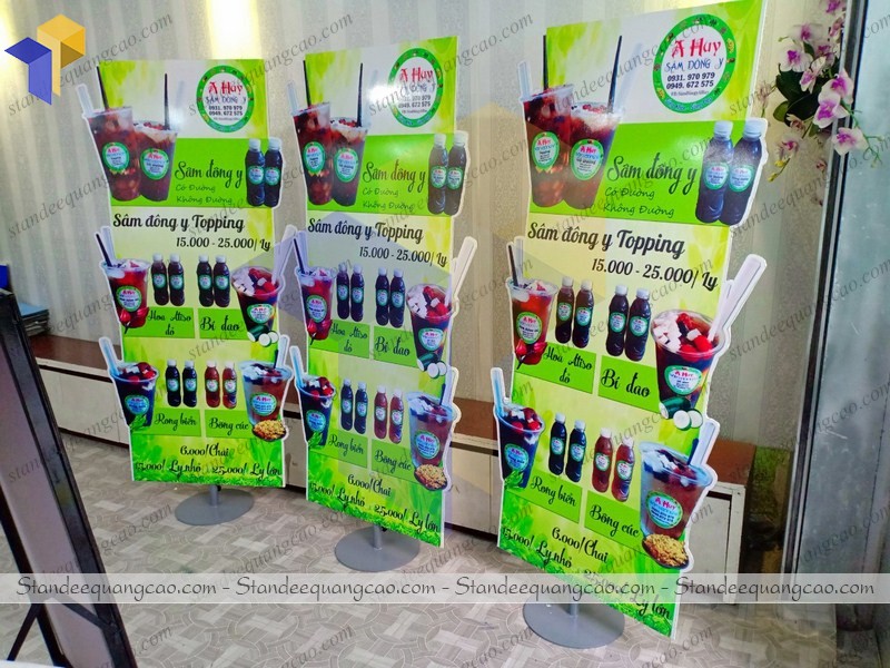 standee gia bao nhieu
