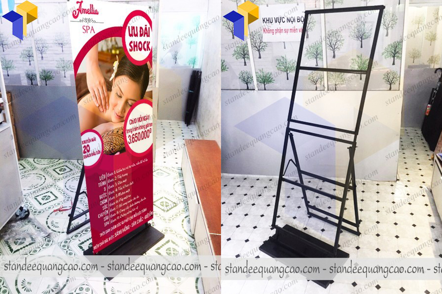 standee ngoai troi