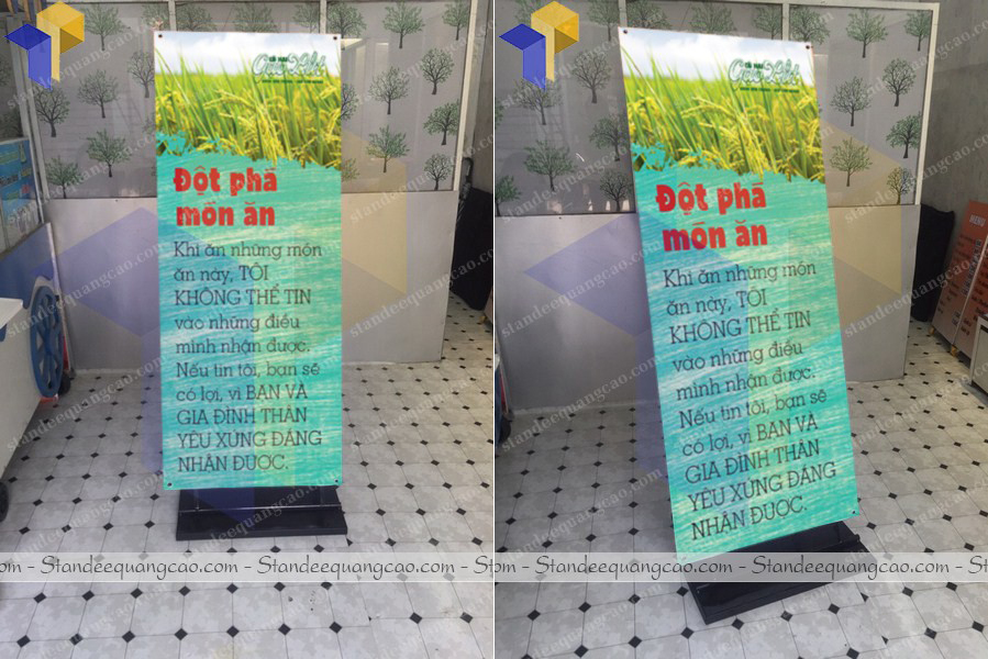 ban standee gia re