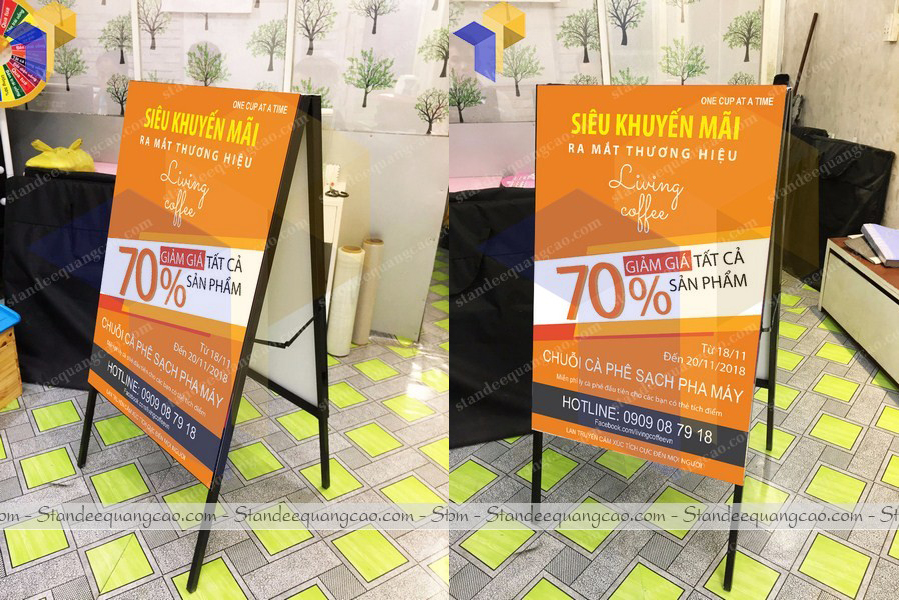 standee chu a gia re