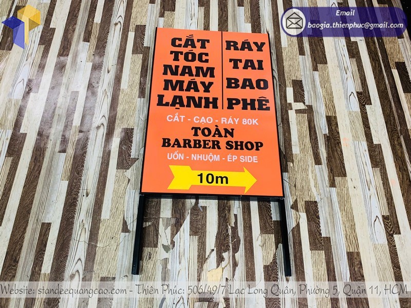 standee chữ A quảng cáo rẻ