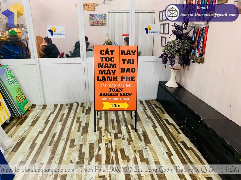 standee chữ A quảng cáo uy tín