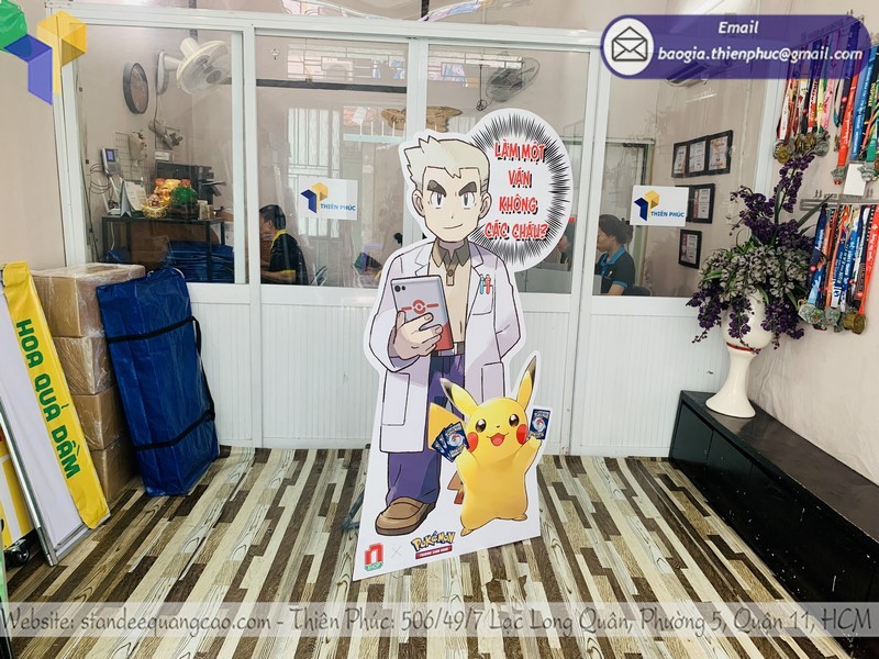 standee chụp hình nhân vật đẹp