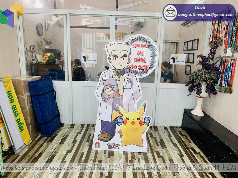 standee chụp hình nhân vật uy tín