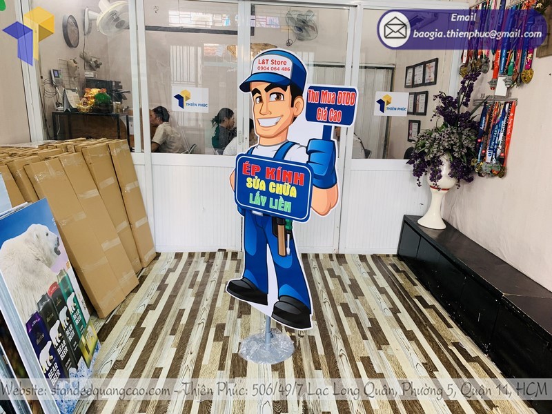 standee mô hình hoạt hình tphcm