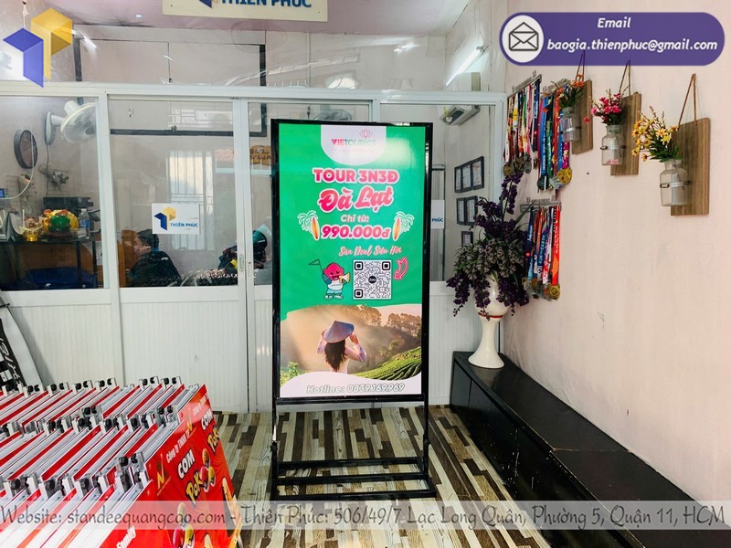 standee quán ăn uống