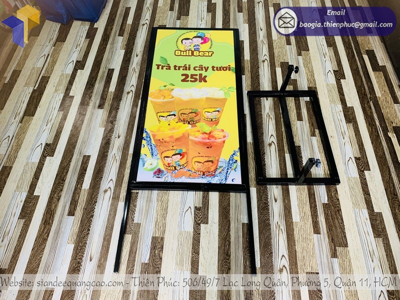 standee quán trà sữa rẻ