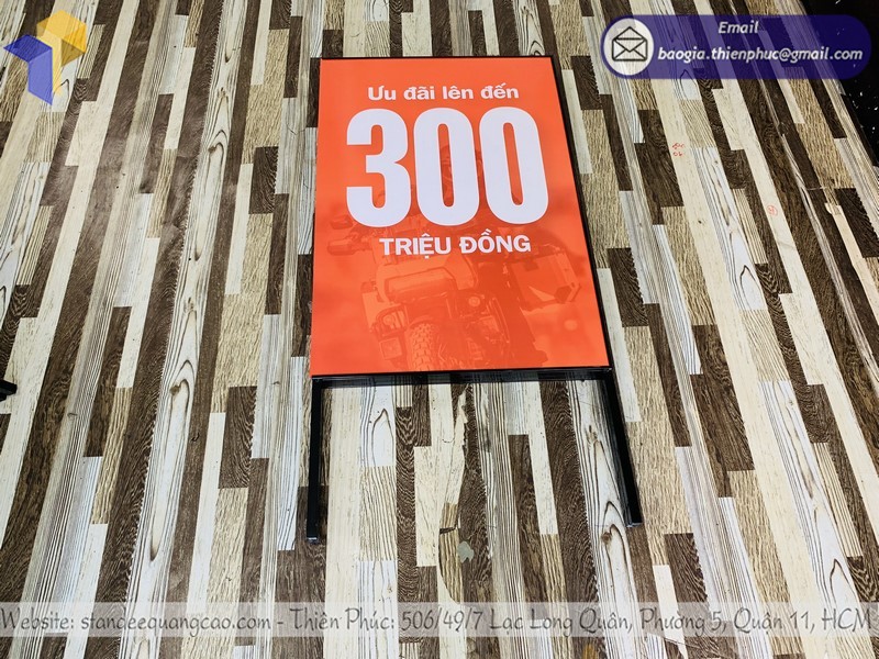 standee sự kiện 2 mặt đẹp