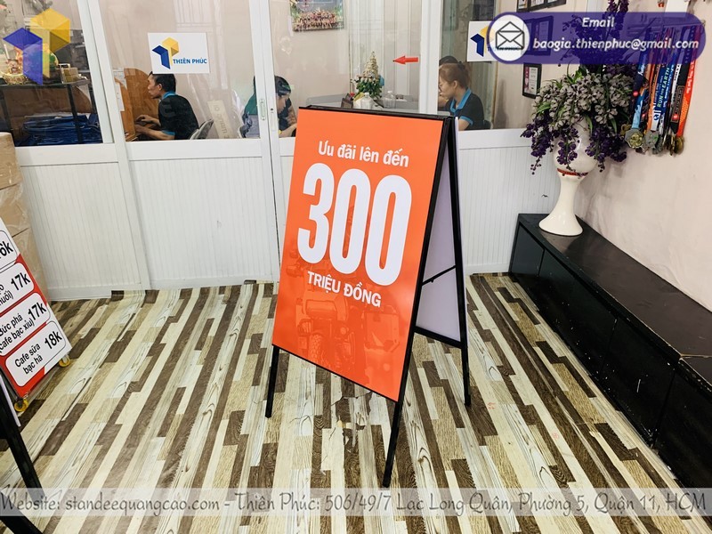 standee sự kiện 2 mặt tphcm